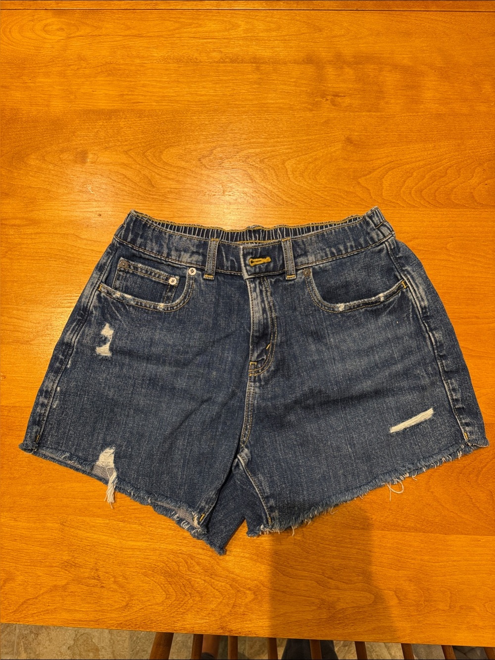 Aerie Daydream Denim Shorts - Rocky Blue